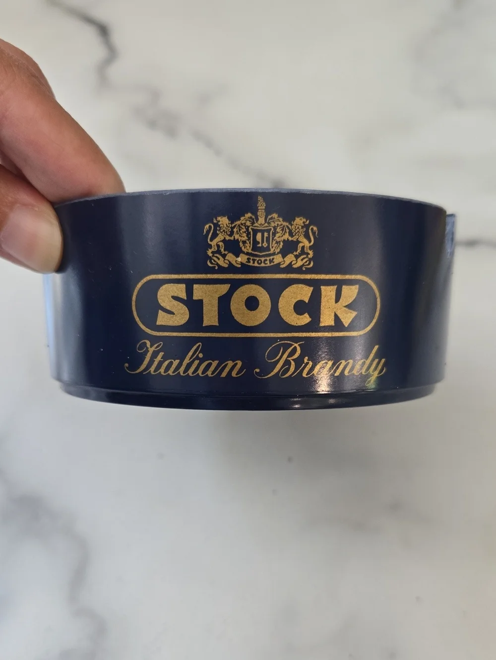 Vintage Stock Italian Brandy Liqueurs Vermouth Promotional Bar Ashtray
